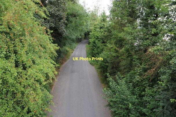 Photo 6"x4" Course of former railway Bromyard c2011