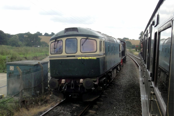 Photo 6"x4" Kent & East Sussex Railway, BR Class 33 at Rolvenden Tenterden c2011