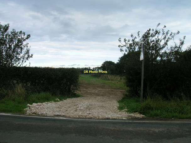 Photo 6"x4" Field entrance off Bempton Lane Buckton\/TA1872 c2011