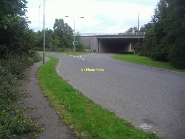 Photo 6"x4" Roundabout exit to the A3, Oxshott Esher c2011