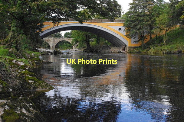 Photo 6"x4" Bridges over River Lune at Kirkby Lonsdale Kirkby Lonsdale c2011