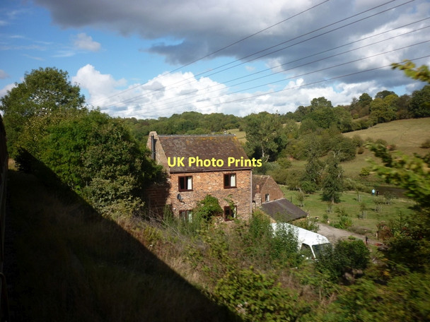 Photo 6"x4" A unknown house next to the line Upper Arley c2011