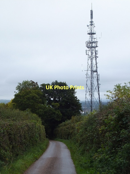 Photo 6"x4" Antenna (TV?)  on Hensleigh Road Tiverton\/SS9512 c2011
