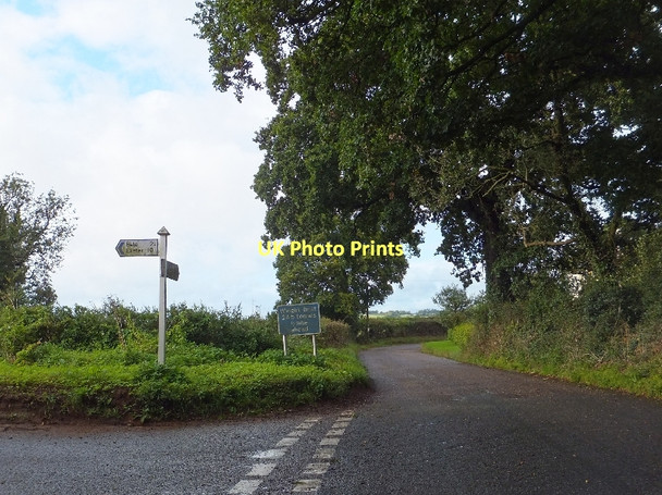 Photo 6"x4" Road junction at Langford Court Langford\/ST0202 c2011