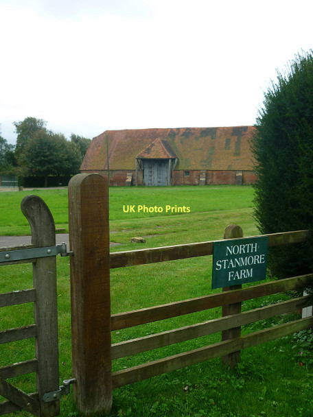Photo 6"x4" Entrance to North Stanmore Farm Stanmore\/SU4779 c2011