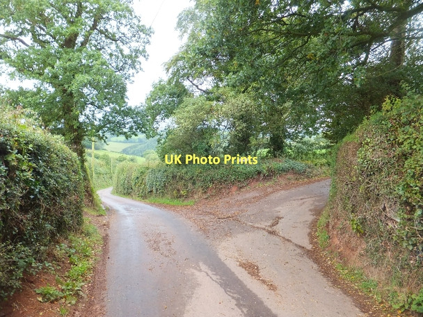 Photo 6"x4" Minor road passing entrance to Huntland Farm Little Silver\/SS9109 c2011