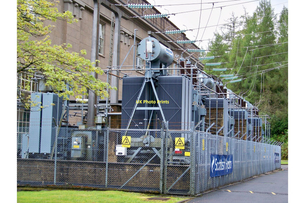 Photo 6"x4" Electricity Transformers At Sloy Hydro Electric Power Station Inveruglas c2011