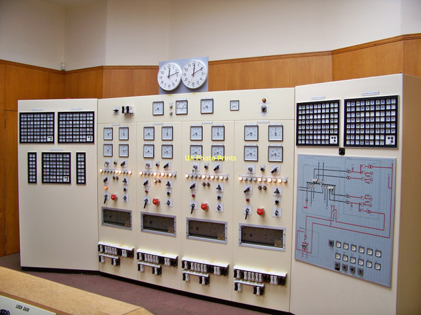 Photo 6"x4" Sloy Hydro Electric Power Station Control Room Inveruglas c2011