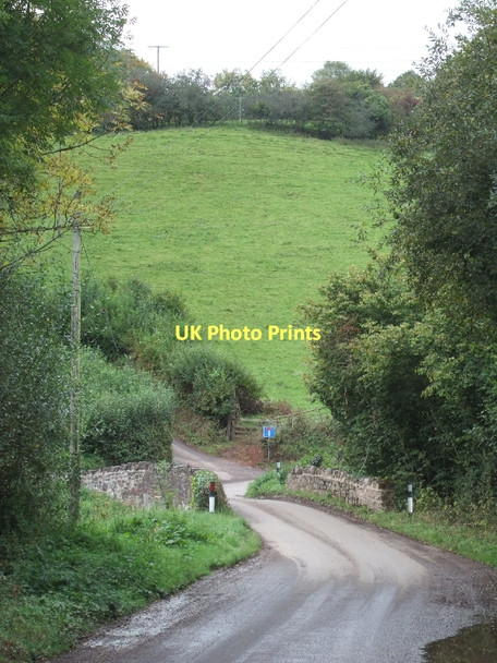 Photo 6"x4" Brocks Bridge over River Brockley Brushford\/SS9225 c2011