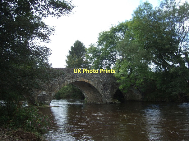 Photo 6"x4" Bridge over the Exe at Exebridge Brushford\/SS9225 c2011