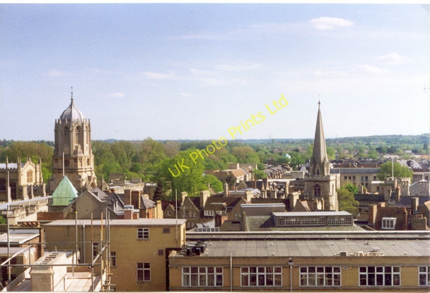 Photo 6"x4" Oxford from Carfax Tower,  looking south Oxford\/SP5106 c1994