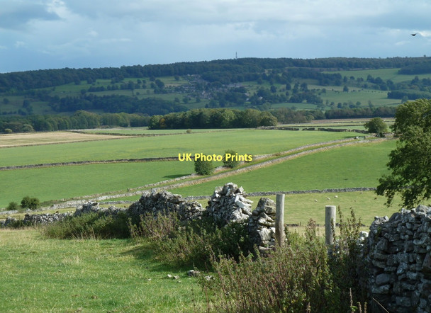 Photo 6"x4" Countryside view east of Over Haddon Bakewell c2011