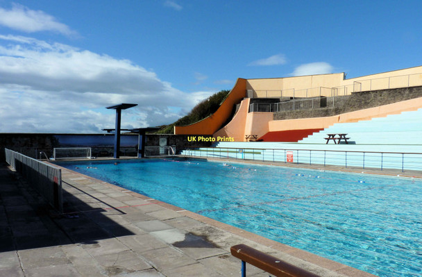 Photo 6"x4" Portishead Swimming Pool Woodhill\/ST4677 c2011