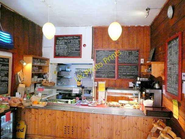 Photo 6"x4" Inside Bwyty Cyfanfwyd, Machynlleth Machynlleth c2009