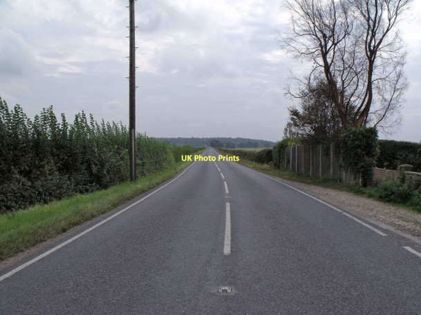 Photo 6"x4" Carr Lane (B1190) towards Doddington Broadholme\/SK8974 c2011
