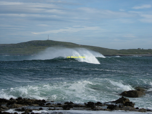 Photo 6"x4" Big sea at Barra Allathasdal c2006