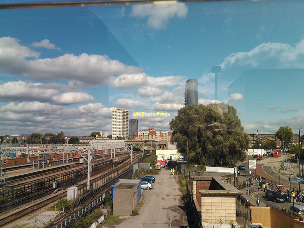 Photo 6"x4" View of the railway lines out of Stratford Stratford\/TQ3884 c2011