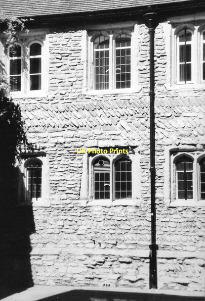 Photo 6"x4" Trinity Lane: bright sunlight on an ancient wall Cambridge\/TL4658 c1996