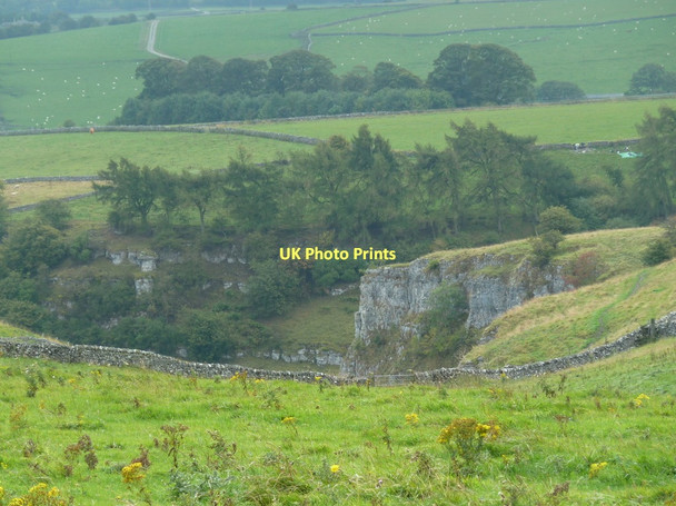 Photo 6"x4" View to Lathkill Dale Monyash c2011