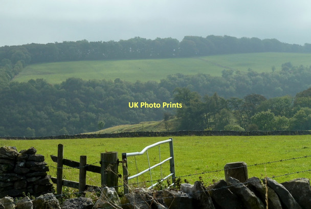Photo 6"x4" View across Lathkill Dale Over Haddon c2011