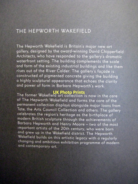 Photo 6"x4" The Hepworth Wakefield - Legend Wakefield\/SE3320 c2011