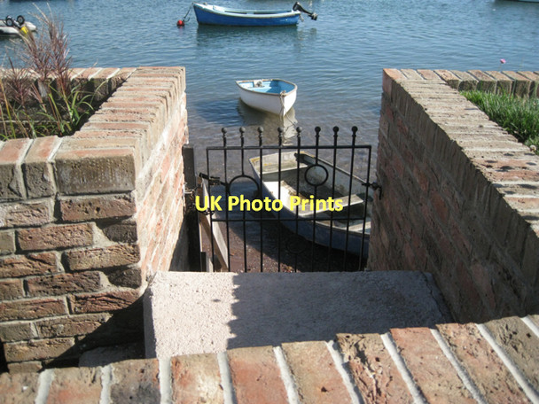 Photo 6"x4" Private gate for a Riverside property Teignmouth c2011