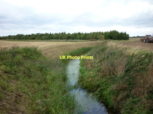 Photo 6"x4" Looking along the Holderness Drain Weel c2011
