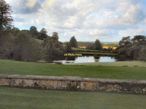 Photo 6"x4" Squerryes Court Lake Goodley Stock c2011