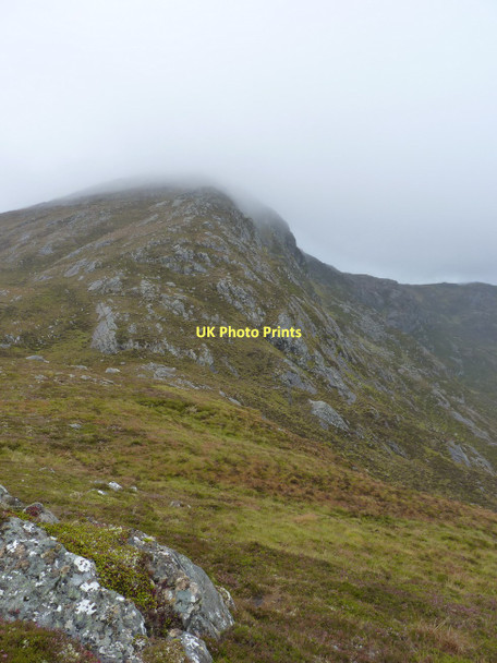 Photo 6"x4" The steep north side of Creag Dhubh Carn nam Feuaich c2011