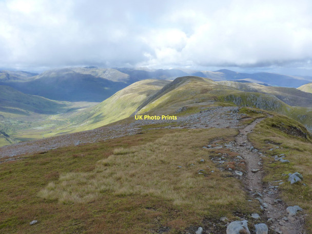 Photo 6"x4" Down the north ridge of Sgurr nan Conbhairean Sg\u00f9rr nan Conbhairean c2011