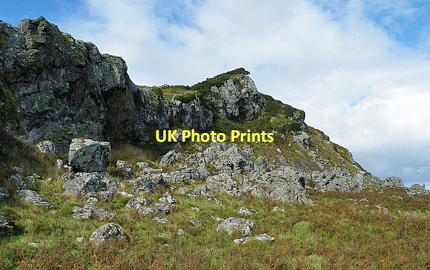 Photo 6"x4" Dolerite Intrusion Kilchattan Bay\/NS1055 c2011