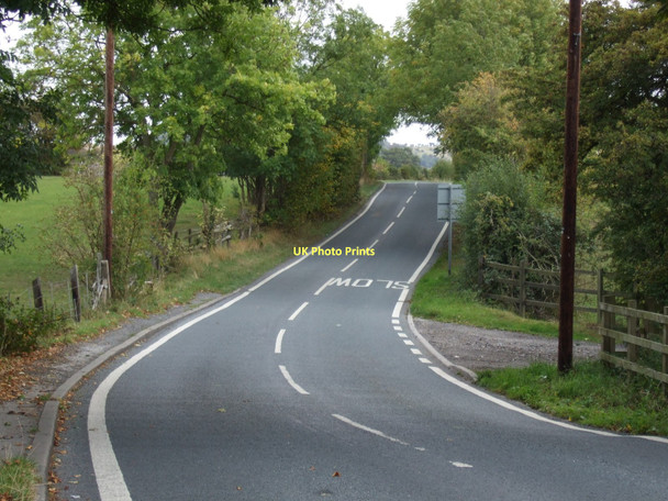 Photo 6"x4" Station Road heading east East Hardwick c2011