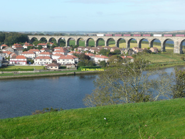 Photo 6"x4" Royal Border Bridge Berwick-upon-Tweed c2011