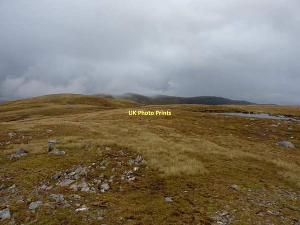 Photo 6"x4" Eastwards along the ridge towards An Elric An Elric c2011