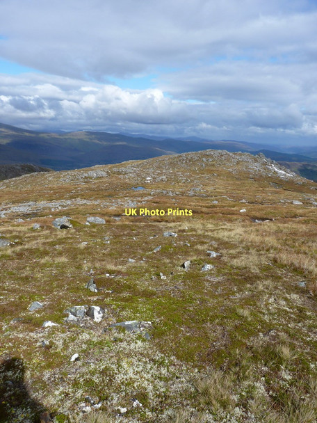 Photo 6"x4" NE along the ridge of Carn nan Coireachean Cruaidh Carn nan Coireachan Cruaidh c2011