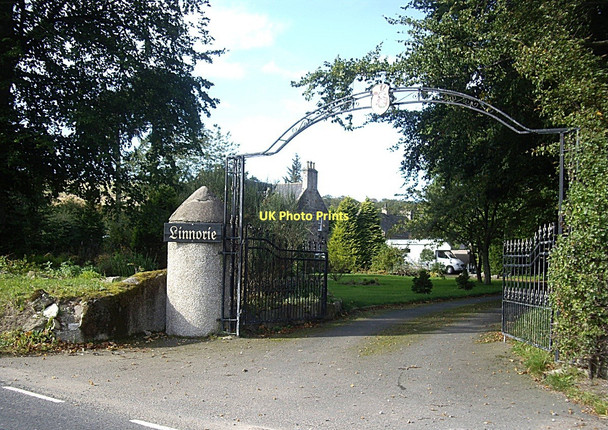 Photo 6"x4" Gated access to 'Linnorie' Huntly c2011