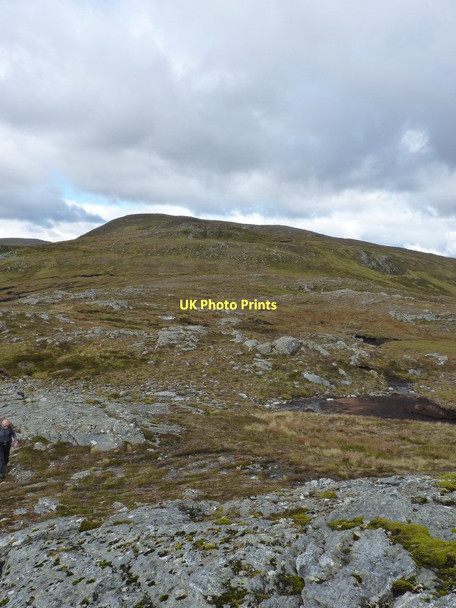 Photo 6"x4" Uphill view towards Carn a' Choire Bhuidhe Carn a' Choire Bhuidhe\/NH1816 c2011