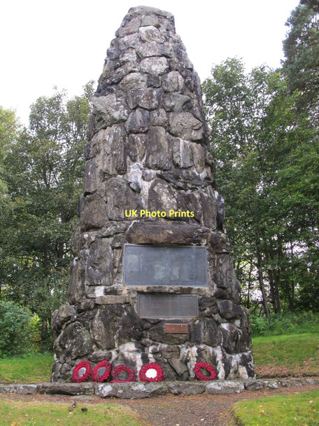 Photo 6"x4" Dunkeld memorial Dunkeld c2011