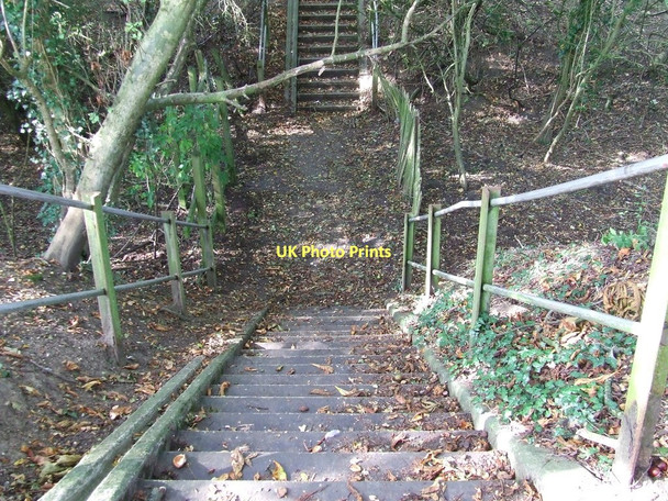 Photo 6"x4" Steps Going Down And Up Cockfield\/TL9054 c2011