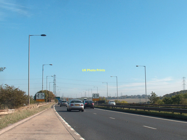 Photo 6"x4" Approaching M1 Junction 33 on Sheffield Parkway Canklow c2011
