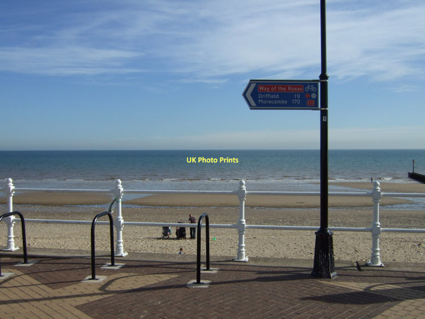 Photo 6"x4" End of the Way of the Roses cycle ride on Bridlington promenade Bridlington c2011
