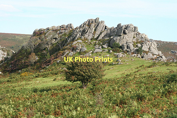 Photo 6"x4" Manaton: Greator Rocks Bonehill\/SX7277 c2011