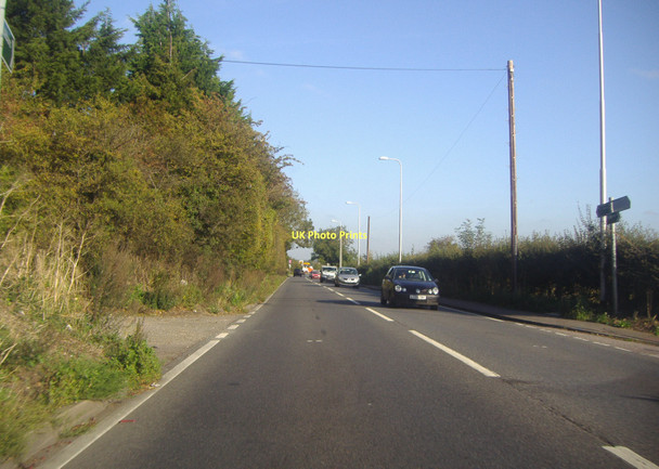 Photo 6"x4" The A5 at the junction of River Hill, Flamstead Flamstead c2011