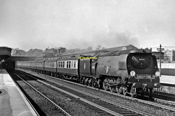 Photo 6"x4" Down Continental Boat express passing Ashford Ashford\/TR0042 c1957