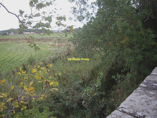 Photo 6"x4" View over western parapet of Meadow Bridge Huntly c2011