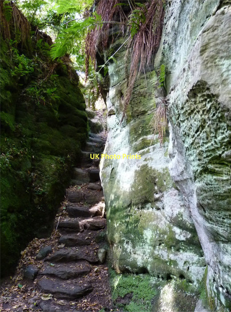 Photo 6"x4" Pulpit steps Dunino c2011