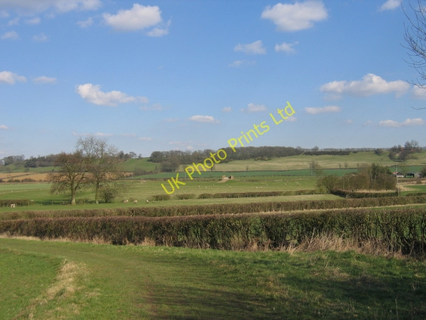 Photo 6"x4" Looking east from Bridge 127 on the Oxford Canal Stoneton c2006