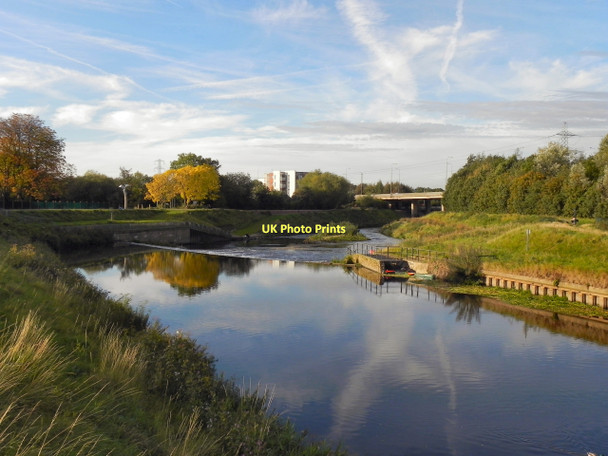 Photo 6"x4" River Mersey, Northenden Riverside Park Gatley c2011