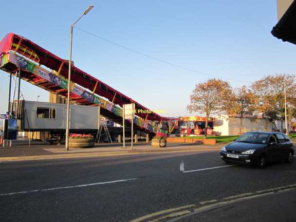 Photo 6"x4" Stranraer Fairground Stranraer c2011