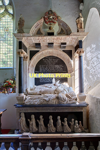 Photo 6"x4" Sir Thomas Neale monument - Church of Our Lady, Warnford Warnford c2011
